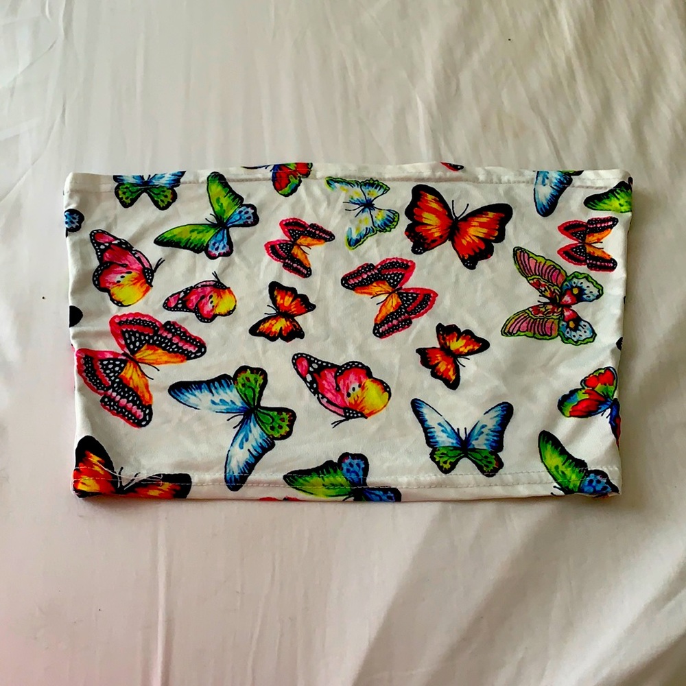 Butterfly crop top
